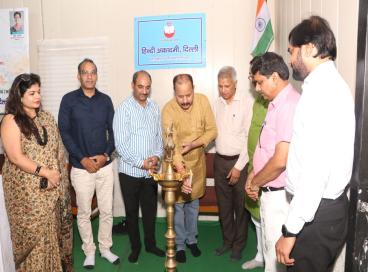 हिन्दी दिवस के उपलक्ष्य में आयोजित अकादमी के हिन्दी प्रसार केन्द्रों के लिए प्रतियोगिता की एक झलक