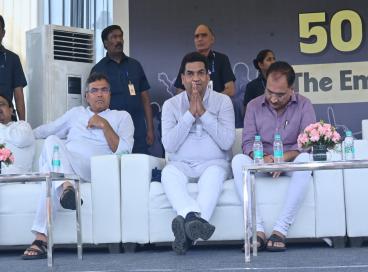 दिनांक 25 मार्च, 2025 को सेन्ट्रल पार्क, राजीव चौक, नई दिल्ली में 'संविधान हत्या दिवस' के अवसर पर एक प्रदर्शनी का आयोजन 