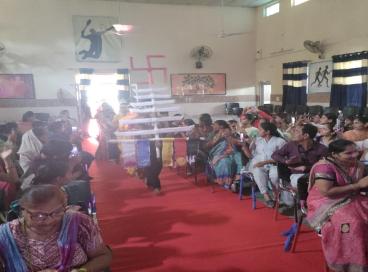 *मस्ती की पाठशाला* के कार्यक्रमों की श्रृंखला में *गपोड़ शंख* का छात्रों द्वारा नाट्य मंचन 