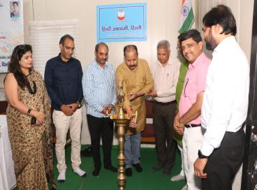 हिन्दी दिवस के उपलक्ष्य में आयोजित अकादमी के हिन्दी प्रसार केन्द्रों के लिए प्रतियोगिता की एक झलक
