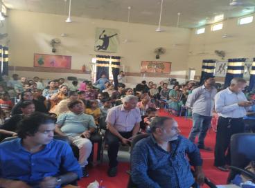 *मस्ती की पाठशाला* के कार्यक्रमों की श्रृंखला में *गपोड़ शंख* का छात्रों द्वारा नाट्य मंचन 