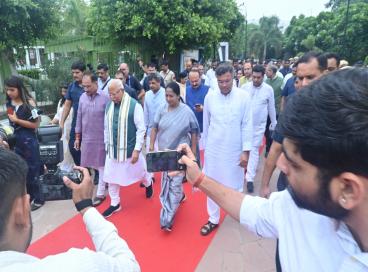 दिनांक 25 मार्च, 2025 को सेन्ट्रल पार्क, राजीव चौक, नई दिल्ली में 'संविधान हत्या दिवस' के अवसर पर एक प्रदर्शनी का आयोजन 