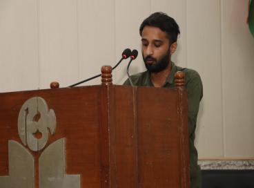 हिन्दी दिवस के उपलक्ष्य में आयोजित अकादमी के हिन्दी प्रसार केन्द्रों के लिए प्रतियोगिता की एक झलक