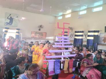 *मस्ती की पाठशाला* के कार्यक्रमों की श्रृंखला में *गपोड़ शंख* का छात्रों द्वारा नाट्य मंचन 