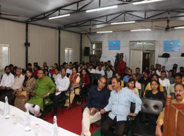 हिन्दी दिवस के उपलक्ष्य में आयोजित अकादमी के हिन्दी प्रसार केन्द्रों के लिए प्रतियोगिता की एक झलक