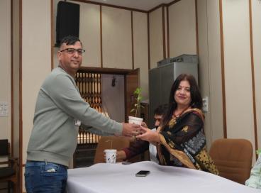 कवि सम्मेलन की एक झलक 