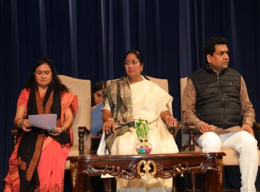 लोकमाता अहिल्याबाई होल्कर जी की जन्म त्रिशताब्दी के उपलक्ष्य में, एल.टी.जी. सभागार, मंडी हाउस, नई दिल्ली में 19 नवंबर, 2025 को नाट्य मंचन