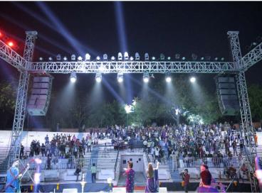 नवरात्रि के पावन पर्व पर अकादमी द्वारा 22 मार्च, 2026 को आईआईटी, दिल्ली के भव्य परिसर में आयोजित 'भजन संगीत संध्या'  कुछ अविस्मरणीय झलकियाँ