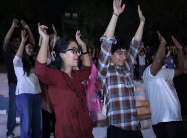 नवरात्रि के पावन पर्व पर अकादमी द्वारा 22 मार्च, 2026 को आईआईटी, दिल्ली के भव्य परिसर में आयोजित 'भजन संगीत संध्या'  कुछ अविस्मरणीय झलकियाँ