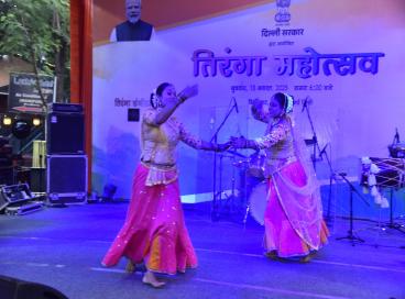 हर घर तिरंगा 2025: दिल्ली हाट में 13 अगस्त को आयोजित कार्यक्रम की कुछ यादगार झलकियाँ।